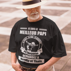 T-shirt personnalisé Papi Pétanqueur