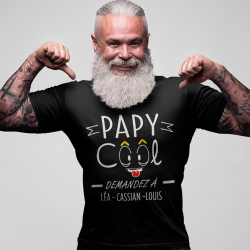 T-shirt personnalisé Papy Cool