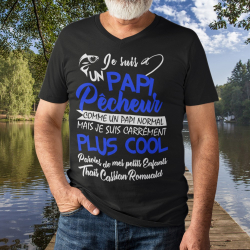 T-shirt personnalisé Papi Pêcheur