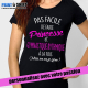 Tee shirt personnalisé avec votre passion "Pas facile de faire princesse "