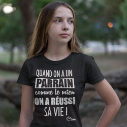 T-shirt Parrain / Marraine Vie réussi !