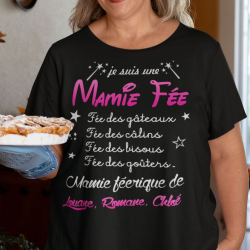 T-shirt Personnalisé " Mamie Fée"