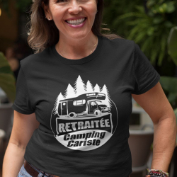 T-Shirt "Retraitée Camping Cariste"