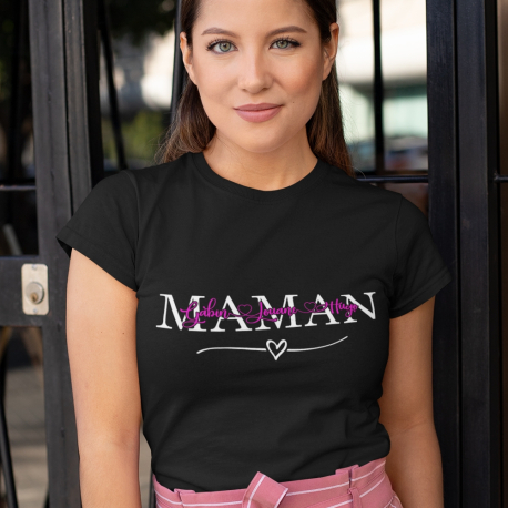 T-shirt Personnalisé " Mamie gardienne de mes secrets"